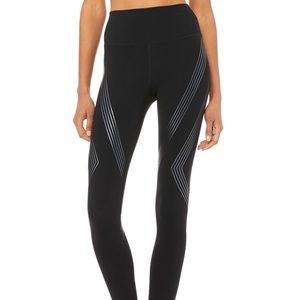 ALO High Waist vapor Legging xxs rise black